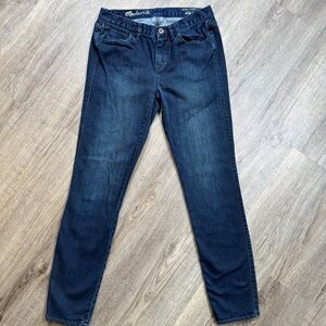 Madewell Skinny Skinny Ankle Jeans Dark Blue - Size 26